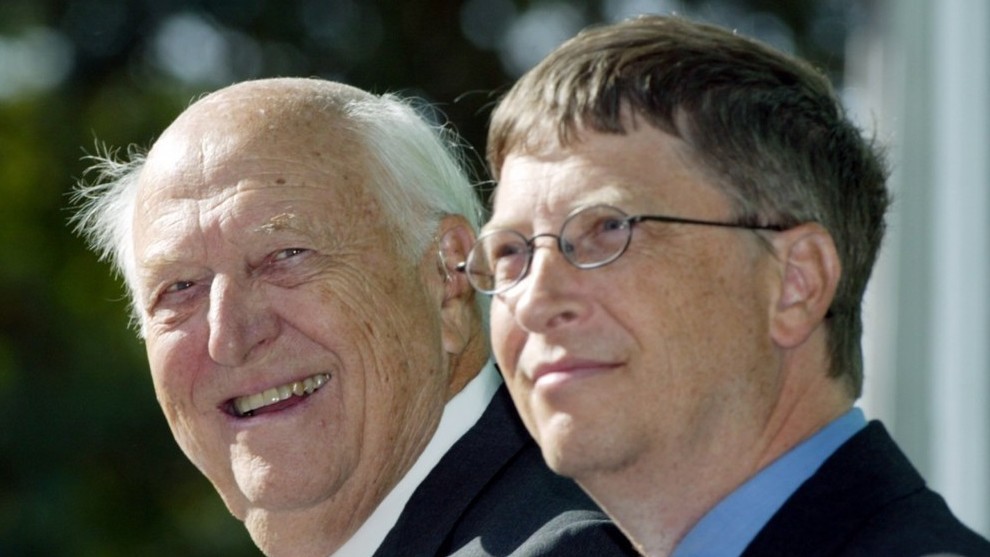 Уильям Гейтс (слева) и Билл Гейтс