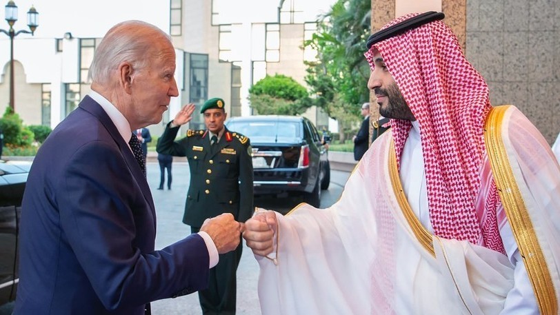 Президент США Джо Байден и наследный принц Саудовской Аравии Мухаммед бен Сальман Аль Сауд