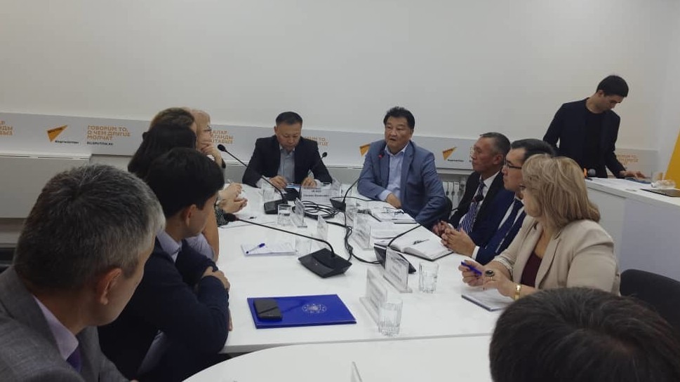 пресс-конференция в Бишкеке