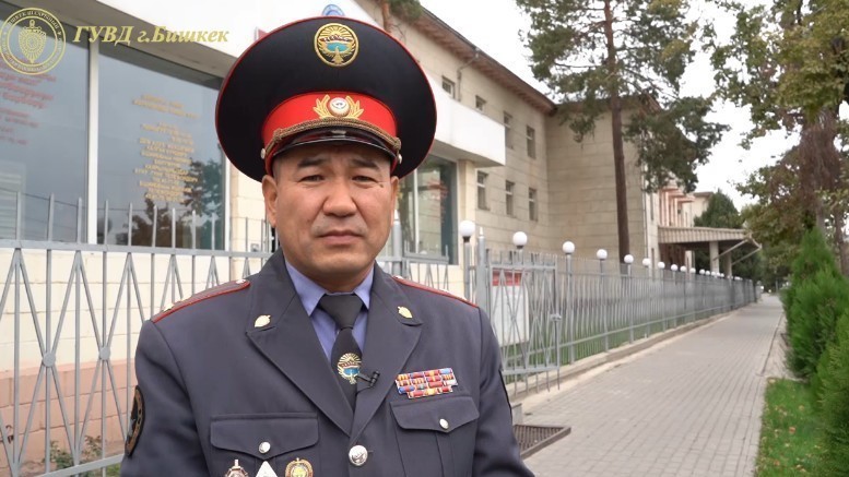 Замначальника ГУВД Бишкека Эрлан Атантаев