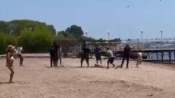 На пляже «Радуги» на Иссык-Куле произошла драка. Видео