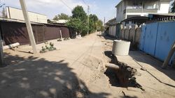 Когда на ул.Крымской закончат работы по прокладке канализации? Фото горожанки