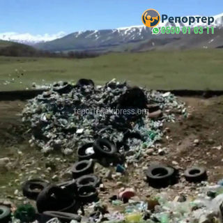 Госэктехинспекция выдала предписание о ликвидации свалки на трассе Бишкек-Ош