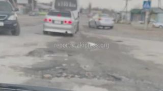 Дорога в Кок-Жаре не подлежит ямочному ремонту, - «Бишкекасфальтсервис»