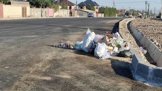 На Шералиева продолжают выбрасывать мусор. Фото