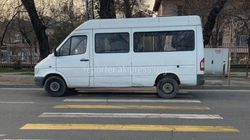 В Бишкеке водитель маршрутки №233 припарковался на пешеходном переходе и ушел (фото)