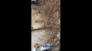 В Оше вода затопила двор двух многоэтажек на ул.Зайнабединова <i>(видео)</i>