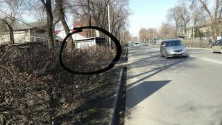 Бишкекчанин просит обратить внимание на опасное расположение мусорных контейнеров на Толстого-Игембердиева