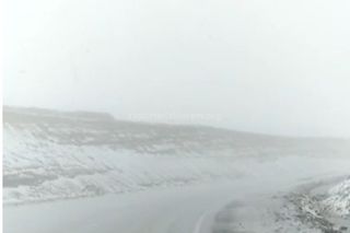 Видео — На перевале Долон выпал снег