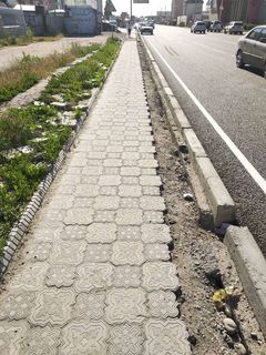 Когда доделают ремонт тротуаров на Ахунбаева-Тыналиева? - бишкекчанин (фото)