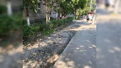 Когда восстановят тротуар по улице Киевской? - бишкекчанин