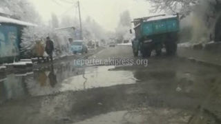 «Бишкекасфальтсервис» рассмотрит ремонт дороги по Месароша, - мэрия