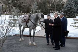 Фото — Что делали Атамбаев и Путин после переговоров?