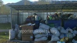 Госэкотехинспекция выдало предписание за несвоевременный вывоз мусора в селе Таш-Добо
