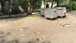 Жители столицы просят «Тазалык» убрать территорию мусорки на улице Чуйкова возле дома №93, №91, №82 (фото)