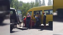 В селе Шопокове микроавтобус сбил водителя мопеда (фото)