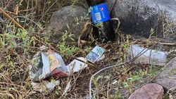 В селе Татыр Аламединского района в зоне отдыха не убирают мусор (фото)