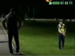 Милиционер достал оружие. Что произошло в парке Ч.Тулебердиева? Видео