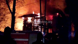 Видео пожара в магазине «Дениз Текстиль»