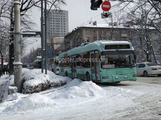 Фото — На улице Киевской стоят 12 троллейбусов. Авария на троллейбусной подстанции
