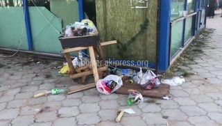 Жительница села Бостери жалуется на мусор в городке Бор-Бор. Видео