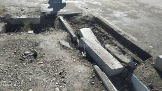 «Бишкекасфальтсервис» отремонтирует тротуар на ул.Шоокум при благоприятных погодных условиях