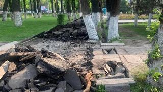 Когда закончат ремонт тротуара на Айтматова от Горького до Айни? Ответ мэрии
