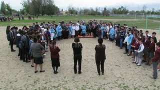 В Орокской средней школе прошло учебное мероприятие по гражданской обороне (фото)