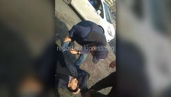 Видео – В Бишкеке произошла драка между водителями