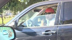 В Таласе на Ч.Айтматова – Сарыгулова водитель «Мерседеса» ехал посадив двух детей на переднее сидение (фото)