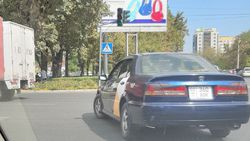 Водитель «Хонды Аккорд» повернул налево с улицы Ибраимова на проспект Чуй (фото)