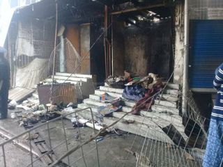 Последствия пожара на центральном рынке Жалал-Абада <i>(фото, видео)</i>