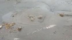 На ул.Льва Толстого во время дождей забиваются арыки, а вода течет на дорогу, - очевидец. Видео