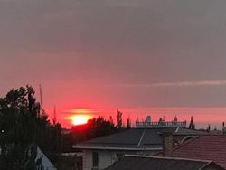 Красивый закат в Бишкеке, 19 мая. Фото