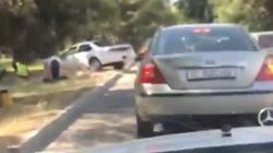 ДТП в мкр Улан-2 с участием двух автомашин. Видео