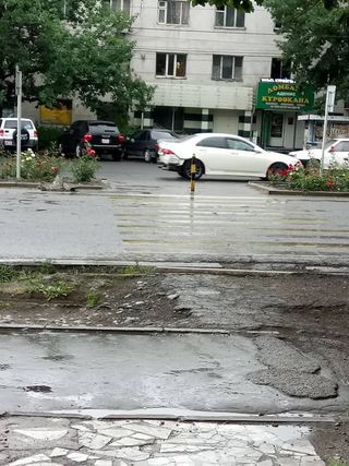 «Зебра» на участке проспекта Чуй будет нанесена после того, как дорожные работы будут завершены полностью, - мэрия Бишкека