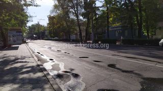 Из-за ремонта ул.Московской непонятно, как курсирует общественный транспорт, - бишкекчанка