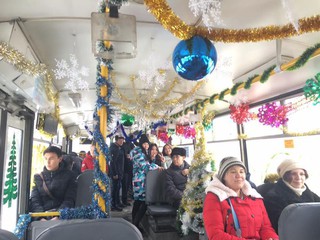 В Бишкеке проходит акция «День бесплатного проезда в троллейбусе» (фото)