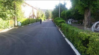 На территории ГКБ №1 провели ремонт дорог (фото)