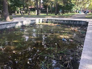 Фонтан в Дубовом парке находится в ужасном состоянии, - бишкекчанин <i>(фото)</i>