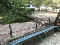 «Мусор и антисанитария»: Как выглядит двор дома «образцового содержания и высокой культуры быта» в Бишкеке?