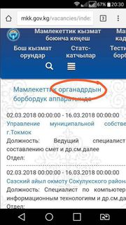 Читатель нашел ошибку на кыргызской версии сайта ГКС (фото)