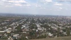 Город Бишкек – вид с сел Орто-Сай и Верхний Орок. Видео