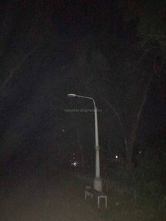В столичном парке Ататюрка не работает освещение (фото)