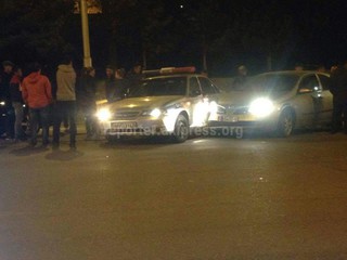 Ночью на ул.Ибраимова автомашина патрульной милиции попала в ДТП <i>(фото)</i>