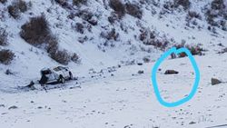 При спуске с горнолыжной базы Чункурчак перевернулся джип, водитель погиб <i>(фото)</i>
