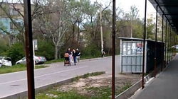 В 5 мкр на улице Миррахимова мамочки гуляют с колясками, - бишкекчанка. Видео