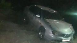 В мкр Кок-Жар в Бишкеке машина слетела с обрыва. Видео