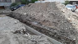 Участок под ответственностью ОсОО «Аалам строй», - мэрия о раскопанной теплотрассе в Джале