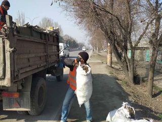 Жители Кызыл-Аскера незаконно складировали мусор на проспекте Ден Сяопина